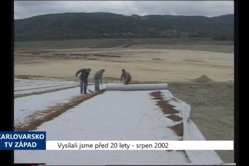 Foto: 2002 – Sokolov: Rozhoduje se o budoucím využití nádrže Michal (TV Západ)