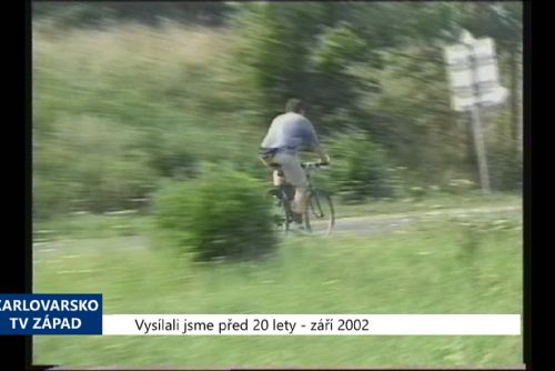 Foto: 2002 – Sokolov: Získána dotace na studii části cyklostezky Ohře (TV Západ)