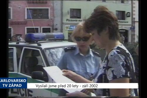 Foto: 2002 – Sokolovsko: Lidé si mohou zaregistrovat chaty (TV Západ)