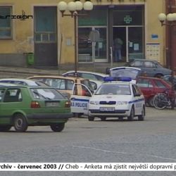 2003 – Cheb: Anketa má zjistit největší dopravní problémy (TV Západ)