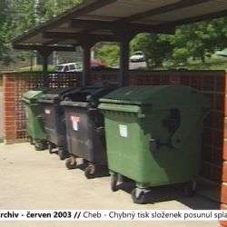 2003 – Cheb: Chybný tisk složenek posunul splatnost (TV Západ)
