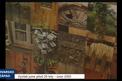 Foto: 2003 – Cheb: Galerie G4 vystavuje výsledky workshopu v Provence (TV Západ)