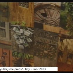 2003 – Cheb: Galerie G4 vystavuje výsledky workshopu v Provence (TV Západ)