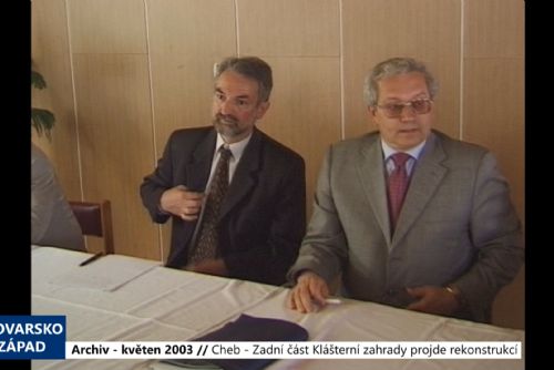 Foto: 2003 – Cheb: Novým ředitelem nemocnice se stal Josef Beran (TV Západ)