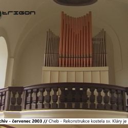 2003 – Cheb: Rekonstrukce kostela sv. Kláry je hotová (TV Západ)