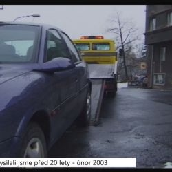 2003 – Cheb: Strážníci začali nařizovat odtahy vozidel (TV Západ)
