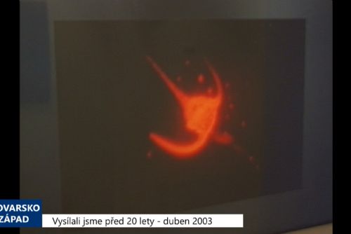 Foto: 2003 – Cheb: V Galerii 4 vystavuje litevská autorka (TV Západ)