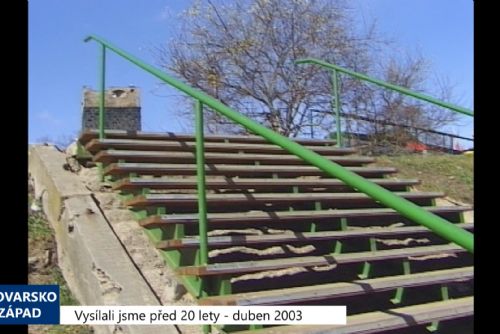 Foto: 2003 – Cheb: Začíná rekonstrukce ulice Krásnohorské (TV Západ)