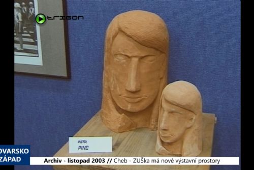 Foto: 2003 – Cheb: ZUŠka má nové výstavní prostory (TV Západ)