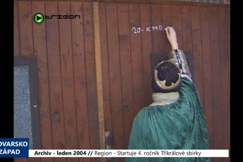 Foto: 2003 – Region: Startuje 4. ročník Tříkrálové sbírky (TV Západ)