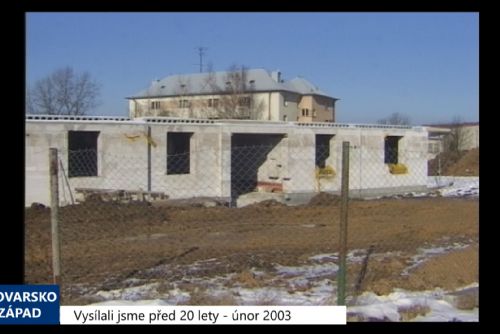 Foto: 2003 – Sokolov: Na Vítězné město vybuduje chodník u nových domů (TV Západ)