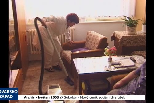Foto: 2003 – Sokolov: Nový ceník sociálních služeb (TV Západ)