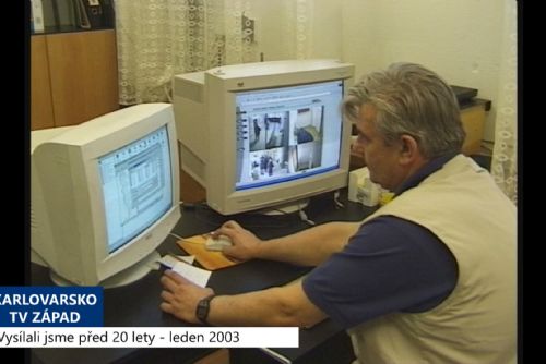 Foto: 2003 – Sokolov: Pořádková služba se změní na Městskou policii (TV Západ)