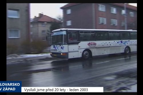obrázek:2003 – Sokolov: Vybrané skupiny budou mít i letos MHD zdarma (TV Západ)