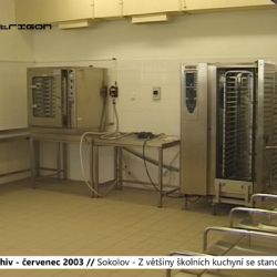2003 – Sokolov: Z většiny školních kuchyní se stanou výdejny (TV Západ)