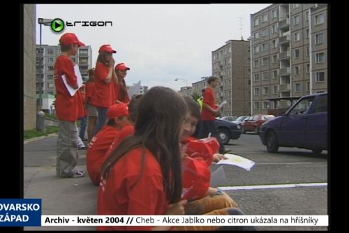 Foto: 2004 – Cheb: Akce Jablko nebo citron ukázala na hříšníky (TV Západ)