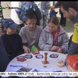 2004 – Cheb: Bambiriáda oslavuje volný čas pro děti (TV Západ)