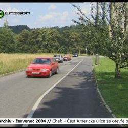 2004 – Cheb: Část Americké ulice se otevře pro auta (TV Západ)