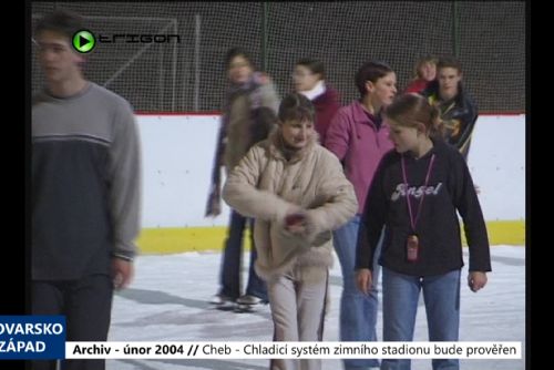 Foto: 2004 – Cheb: Chladící systém zimní stadionu bude prověřen (TV Západ)