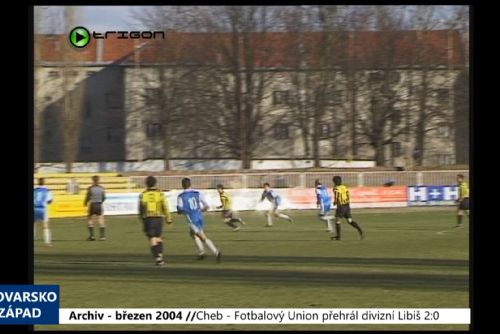 obrázek:2004 – Cheb: Fotbalový Union přehrál divizní Libiš 2:0 (TV Západ)