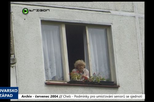 Foto: 2004 – Cheb: Podmínky pro umisťování seniorů se sjednotí (TV Západ)