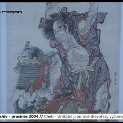 2004 – Cheb: Unikátní japonské dřevořezy vystavuje GVU (TV Západ)