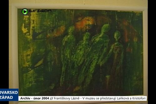 Foto: 2004 – Františkovy Lázně: V muzeu se představují Laňková a Kristofori (TV Západ)