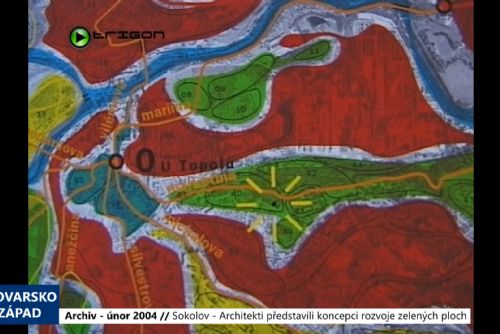 Foto: 2004 – Sokolov: Architekti představili koncepci rozvoje zelených ploch (TV Západ)