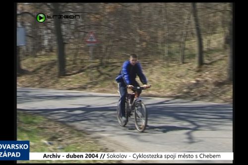 obrázek:2004 – Sokolov: Cyklostezka spojí město s Chebem (TV Západ)