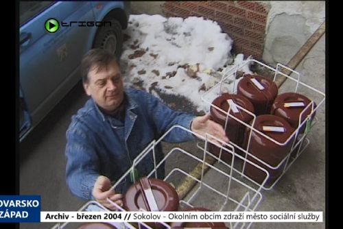 obrázek:2004 – Sokolov: Okolním obcím zdraží město sociální služby (TV Západ)