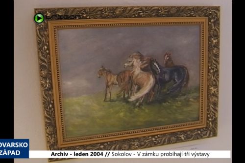 Foto: 2004 – Sokolov: V zámku probíhají tři výstavy (TV Západ)