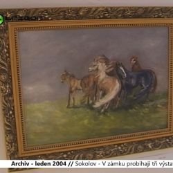 2004 – Sokolov: V zámku probíhají tři výstavy (TV Západ)