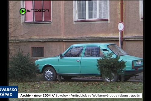 Foto: 2004 – Sokolov: Vnitroblok ve Wolkerově bude rekonstruován (TV Západ)
