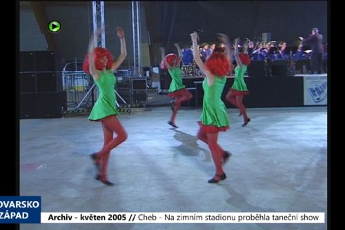 Foto: 2005 – Cheb: Na zimním stadionu proběhla taneční show (TV Západ)
