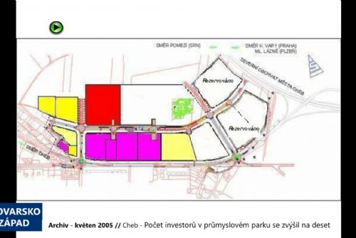 Foto: 2005 – Cheb: Počet investorů v průmyslovém parku se zvýšil na deset (TV Západ)