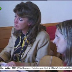 2005 – Waldassen: Proběhlo první jednání Nadačního fondu Historický Cheb (TV Západ)