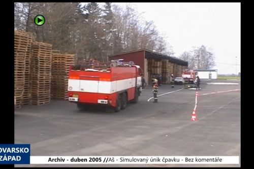 Foto: 2005 – Aš: Bez komentáře – Simulovaný únik čpavku (TV Západ)