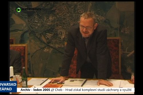 Foto: 2005 – Cheb: Hrad získal komplexní studii záchrany a využití (TV Západ)