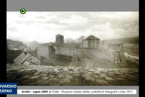 obrázek:2005 – Cheb: Muzeum získalo sbírku unikátních fotografií z roku 1911 (TV Západ)