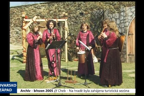 Foto: 2005 – Cheb: Na hradě byla zahájena turistická sezóna (TV Západ)