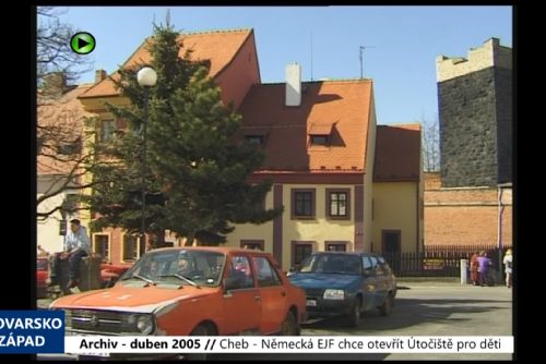 Foto: 2005 – Cheb: Německá EJF chce otevřít Útočiště pro děti (TV Západ)