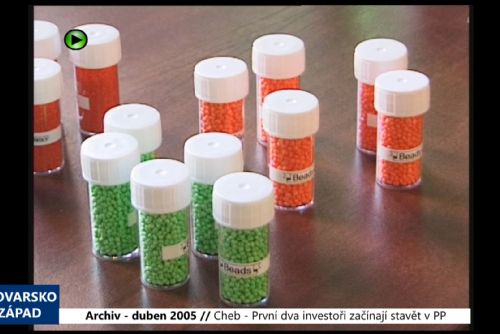 Foto: 2005 – Cheb: První dva investoři začínají stavět v PP (TV Západ)