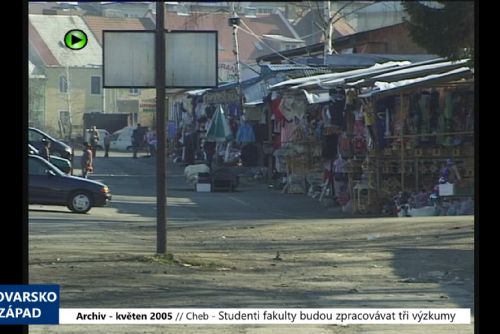 Foto: 2005 – Cheb: Studenti fakulty budou zpracovávat tři výzkumy (TV Západ)