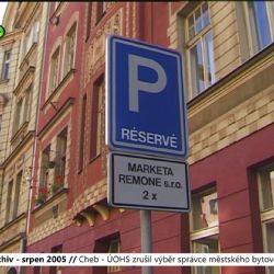 2005 – Cheb: ÚOHS zrušil výběr správce městského bytového fondu (TV Západ)