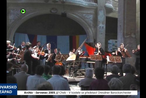 obrázek:2005 – Cheb: V kostele se představil Dresdner Barockorchester (TV Západ)