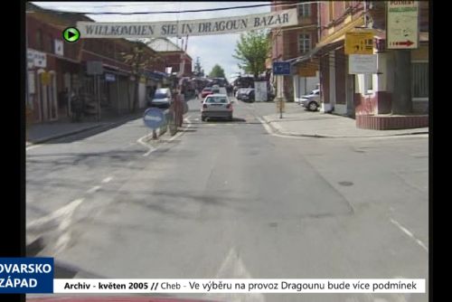 Foto: 2005 – Cheb: Ve výběru na provoz Dragounu bude více podmínek (TV Západ)