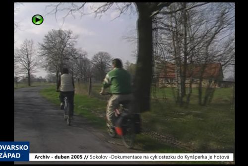 Foto: 2005 – Sokolov: Dokumentace na cyklostezku do Kynšperka je hotová (TV Západ)