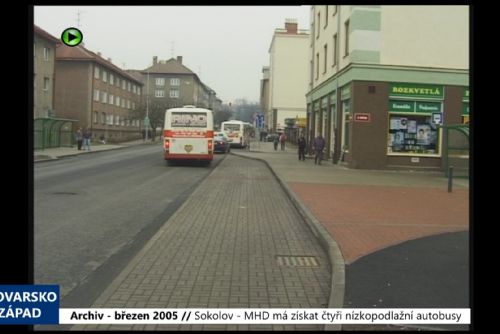 Foto: 2005 – Sokolov: MHD má získat čtyři nízkopodlažní autobusy (TV Západ)