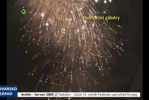 obrázek:2005 – Sokolov: První soutěžní přehlídka ohňostrojů se blíží (TV Západ)