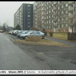 2005 – Sokolov: Ve Švabinského přibude 25 parkovací míst (TV Západ)